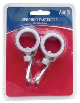 Annin 1" Spinning Flag Fasteners, 2 pack