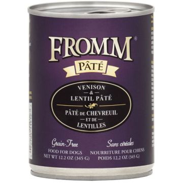 Fromm - Venison & Lentil Pâté Dog Food, 12.2 oz. Can