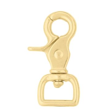 Weaver Leather Square Scissor Snap, Solid Brass, 3/4"