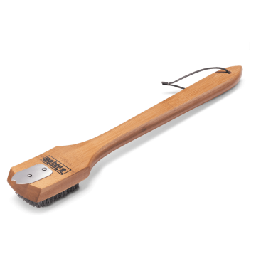 Weber Bamboo Grill Brush & Scraper, 18"