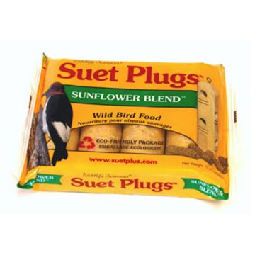 Wildlife Sciences, Suet Plugs Sunflower Blend 4 Pack