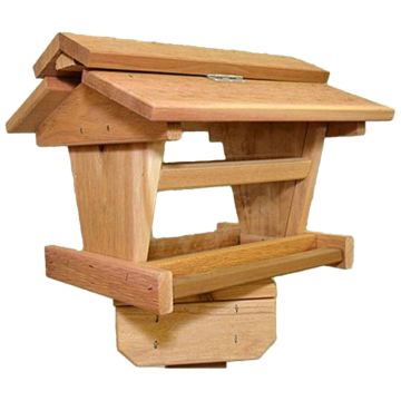 Winter Woodworks Plain Rough Cedar Feeder