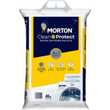 Morton Clean and Protect Water Softener Salt Pellets 40 lb bag