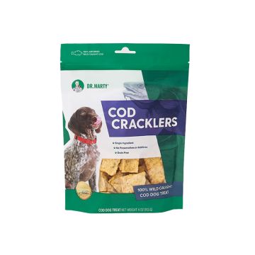 Dr Marty Cod Crackers, 4oz