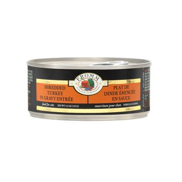 Fromm Four Star Shredded Turkey in Gravy Entrée, Cat, 3oz