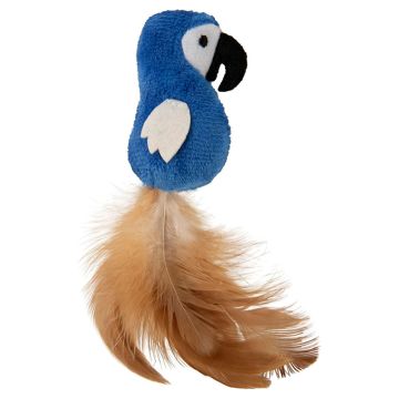SmartyKat Instincts Chatty Chirp HappyNip Toy for Indoor Cats & Kittens, Electronic Noise, Soft & Plush Bird with Silverine Catnip, Batteries Included