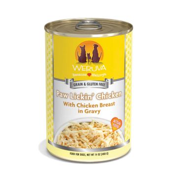 Weruva Classic "Paw Lickin' Chicken" Grain-Free Chicken Breast in Gravy Can 14oz