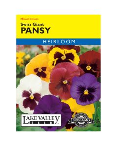 Viola, Pansy Mix 'Swiss Giants' Heirloom