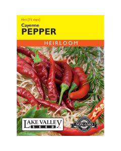Capsicum, Hot Pepper 'Cayenne' Heirloom