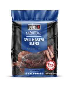 Weber GrillMaster Blend All-Natural Hardwood Pellets, 20 lbs.