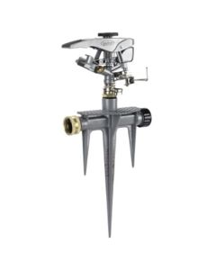 Green Thumb Pulsating Metal Impulse Spike Base Lawn Sprinkler