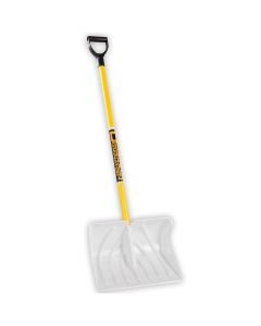 The Snowplow "The Snow Dominator" Shovel with D-Grip18IN Poly-Blade 47.5IN Metal Handle