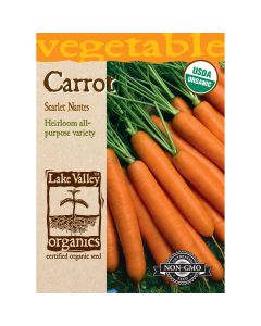 Daucus, Carrot Nantes 'Scarlet' Organic Heirloom