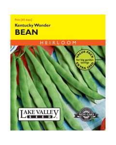 Phaseolus, Flat Bean (Pole) 'Kentucky Wonder' Heirloom Value Pack