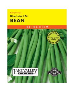 Phaseolus, Stringless Beans (Bush) 'Blue Lake 274' Heirloom