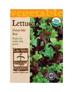 Lactuca, Lettuce Mix 'Gourmet Salad Blend' Organic