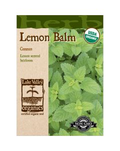 Melissa, Lemon Balm Organic Heirloom