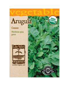 Eruca, Arugula 'Common' Organic Heirloom