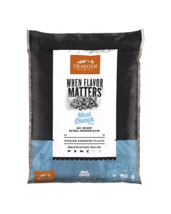 Traeger Meat Church Blend Wood Pellets, Oak, Hickory, Natural Hardwood Blend