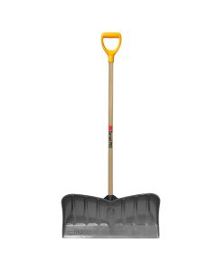 GarantPRO Snow Pusher 26IN Poly-Blade 57.5IN Hardwood Handle