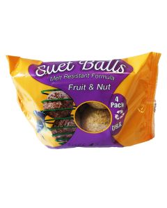 Wildlife Science Suet Balls Fruit & Nut, 4pk