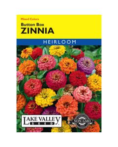 Zinnia, Button Box Zinnia, 0.75g