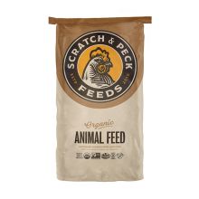 Scratch and Peck Feeds Organic Chicken and Duck Feed &ndash; Layer Mash 18% + Corn, 40 lbs.