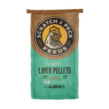 Scratch and Peck Feeds Organic Chicken and Duck Feed &ndash; Layer Pellets 18%, 35 lbs.