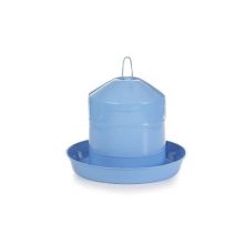 Double-Tuf&reg; Galvanized Painted Poultry Fount Berry Blue 2 Gallon