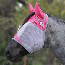 Cashel Crusader Fly Mask Standard with Ears Pink